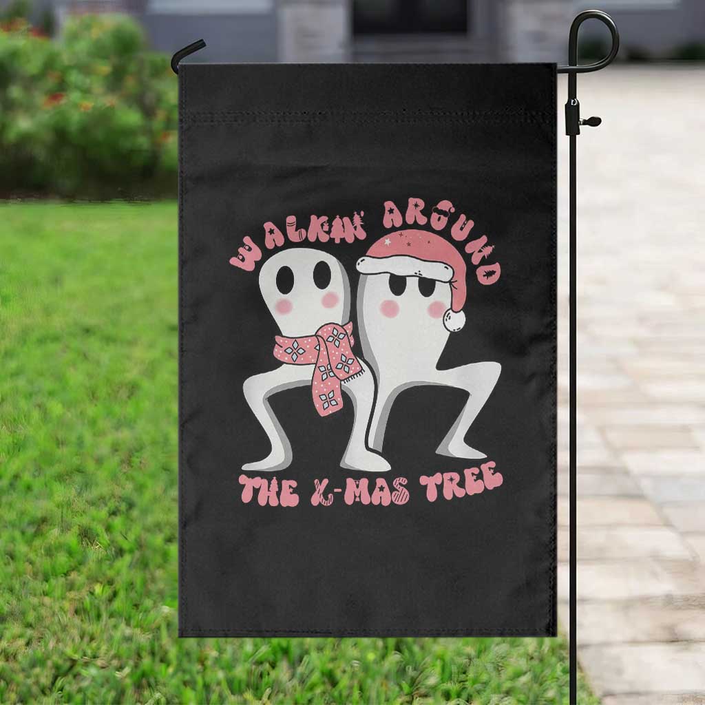 Walkin Around The Xmas Tree Garden Flag Fresno Nightcrawler Cryptid Christmas Gift TS12 Print Your Wear