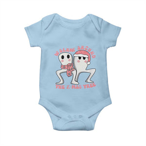Walkin Around The Xmas Tree Baby Onesie Fresno Nightcrawler Cryptid Christmas Gift TS12 Light Blue Print Your Wear