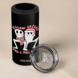 Walkin Around The Xmas Tree 4 in 1 Can Cooler Tumbler Fresno Nightcrawler Cryptid Christmas Gift TS12 Print Your Wear
