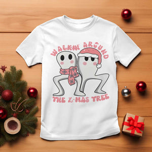 Walkin Around The Xmas Tree T Shirt Fresno Nightcrawler Cryptid Christmas Gift TS12 White Print Your Wear