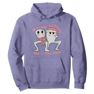 Walkin Around The Xmas Tree Hoodie Fresno Nightcrawler Cryptid Christmas Gift TS12 Violet Print Your Wear