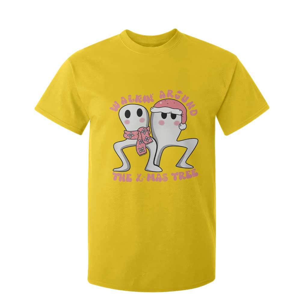 Walkin Around The Xmas Tree T Shirt For Kid Fresno Nightcrawler Cryptid Christmas Gift TS12 Daisy Print Your Wear