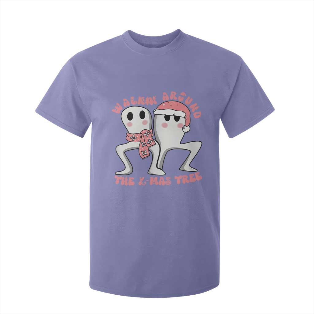 Walkin Around The Xmas Tree T Shirt For Kid Fresno Nightcrawler Cryptid Christmas Gift TS12 Violet Print Your Wear