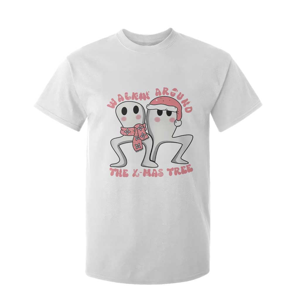 Walkin Around The Xmas Tree T Shirt For Kid Fresno Nightcrawler Cryptid Christmas Gift TS12 White Print Your Wear