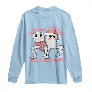 Walkin Around The Xmas Tree Long Sleeve Shirt Fresno Nightcrawler Cryptid Christmas Gift TS12 Light Blue Print Your Wear