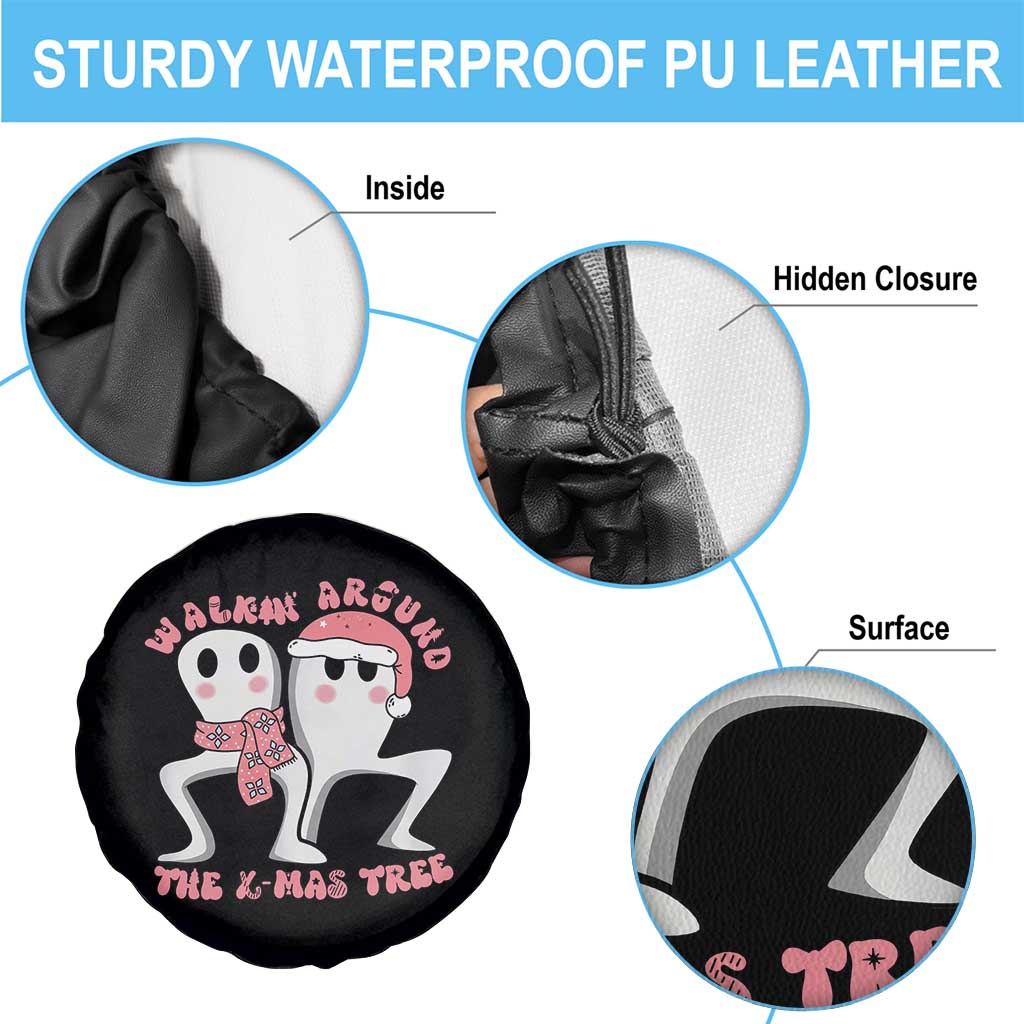 Walkin Around The Xmas Tree Spare Tire Cover Fresno Nightcrawler Cryptid Christmas Gift TS12 Print Your Wear