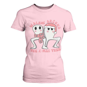 Walkin Around The Xmas Tree T Shirt For Women Fresno Nightcrawler Cryptid Christmas Gift TS12 Light Pink Print Your Wear
