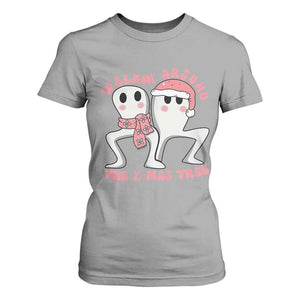 Walkin Around The Xmas Tree T Shirt For Women Fresno Nightcrawler Cryptid Christmas Gift TS12 Sport Gray Print Your Wear