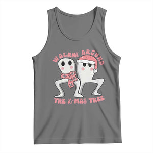 Walkin Around The Xmas Tree Tank Top Fresno Nightcrawler Cryptid Christmas Gift TS12 Black Heather Print Your Wear