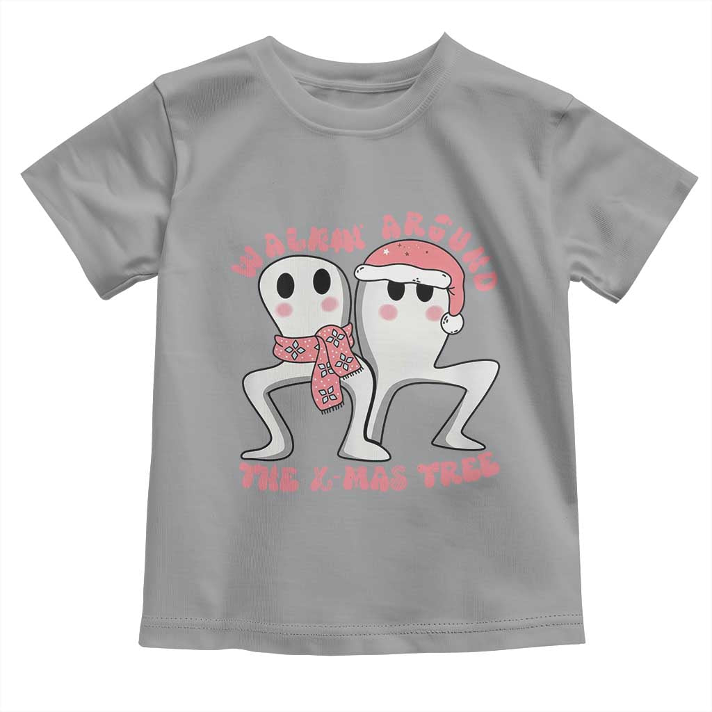 Walkin Around The Xmas Tree Toddler T Shirt Fresno Nightcrawler Cryptid Christmas Gift TS12 Sport Gray Print Your Wear