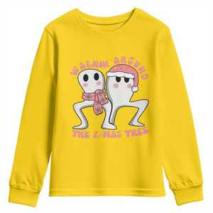 Walkin Around The Xmas Tree Youth Sweatshirt Fresno Nightcrawler Cryptid Christmas Gift TS12 Daisy Print Your Wear