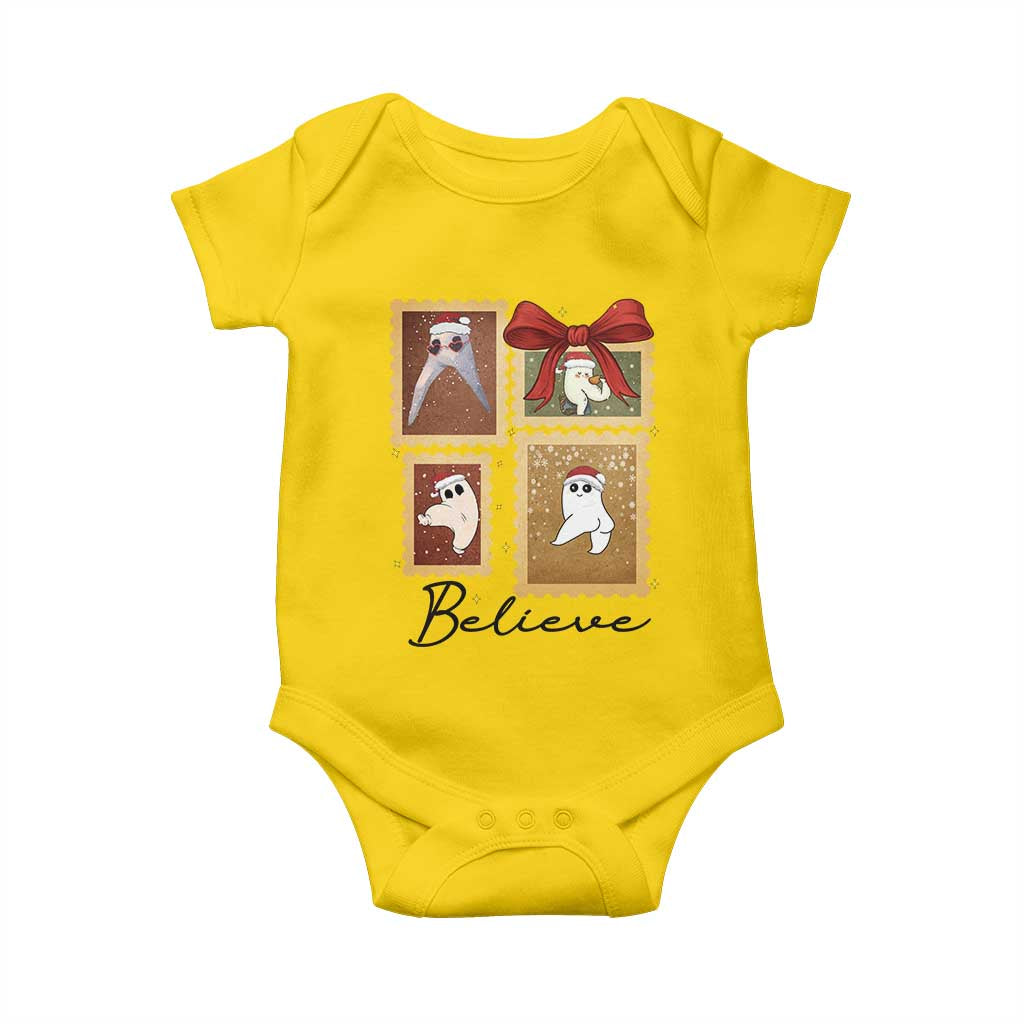 Fresno Nightcrawler Cryptid Christmas Believe Gift Baby Onesie TS12 Daisy Print Your Wear