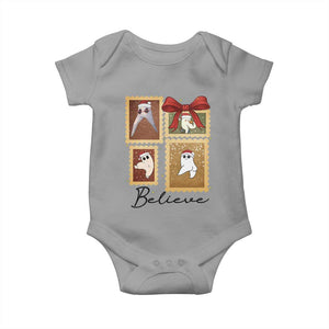 Fresno Nightcrawler Cryptid Christmas Believe Gift Baby Onesie TS12 Sport Gray Print Your Wear
