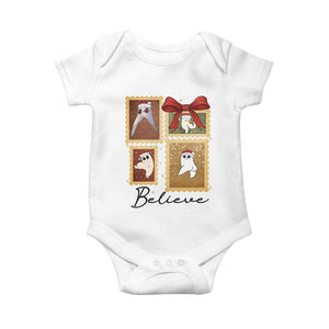 Fresno Nightcrawler Cryptid Christmas Believe Gift Baby Onesie TS12 White Print Your Wear