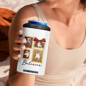 Fresno Nightcrawler Cryptid Christmas Believe Gift 4 in 1 Can Cooler Tumbler TS12 Print Your Wear