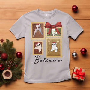 Fresno Nightcrawler Cryptid Christmas Believe Gift T Shirt TS12 Ice Gray Print Your Wear