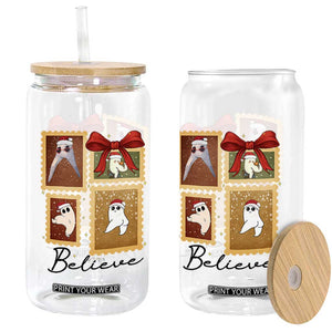 Fresno Nightcrawler Cryptid Christmas Believe Gift Glass Can TS12 Print Your Wear