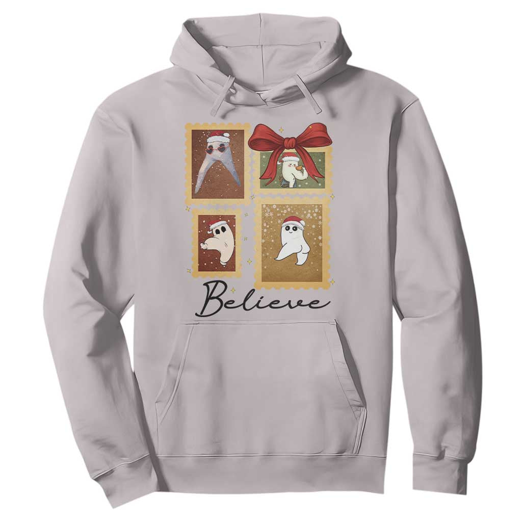 Fresno Nightcrawler Cryptid Christmas Believe Gift Hoodie TS12 Ice Gray Print Your Wear