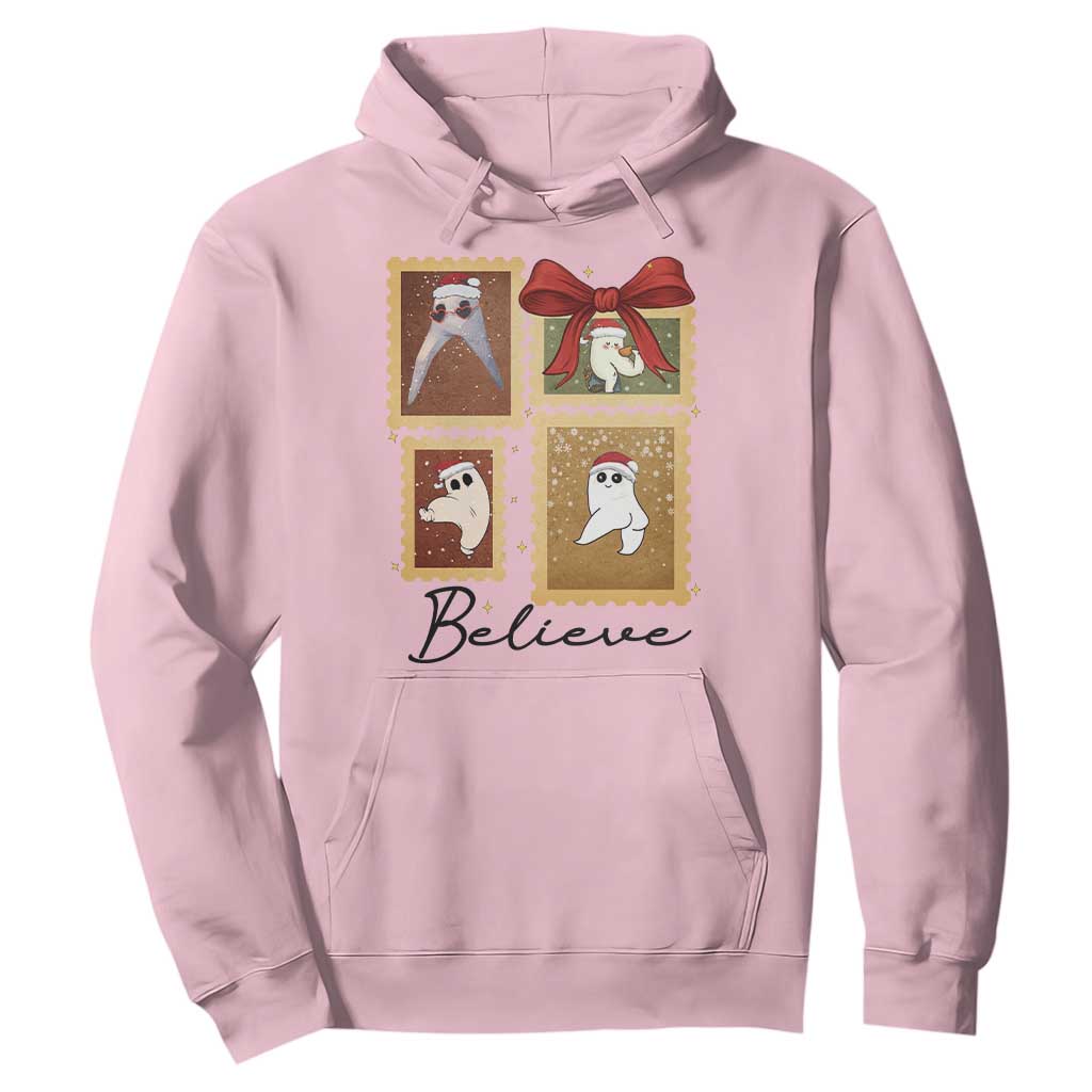 Fresno Nightcrawler Cryptid Christmas Believe Gift Hoodie TS12 Light Pink Print Your Wear