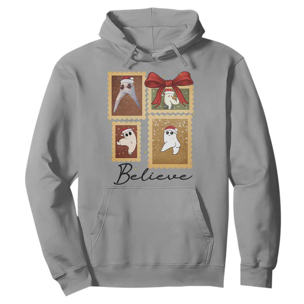 Fresno Nightcrawler Cryptid Christmas Believe Gift Hoodie TS12 Sport Gray Print Your Wear