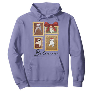Fresno Nightcrawler Cryptid Christmas Believe Gift Hoodie TS12 Violet Print Your Wear