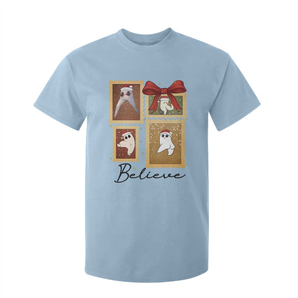 Fresno Nightcrawler Cryptid Christmas Believe Gift T Shirt For Kid TS12 Light Blue Print Your Wear