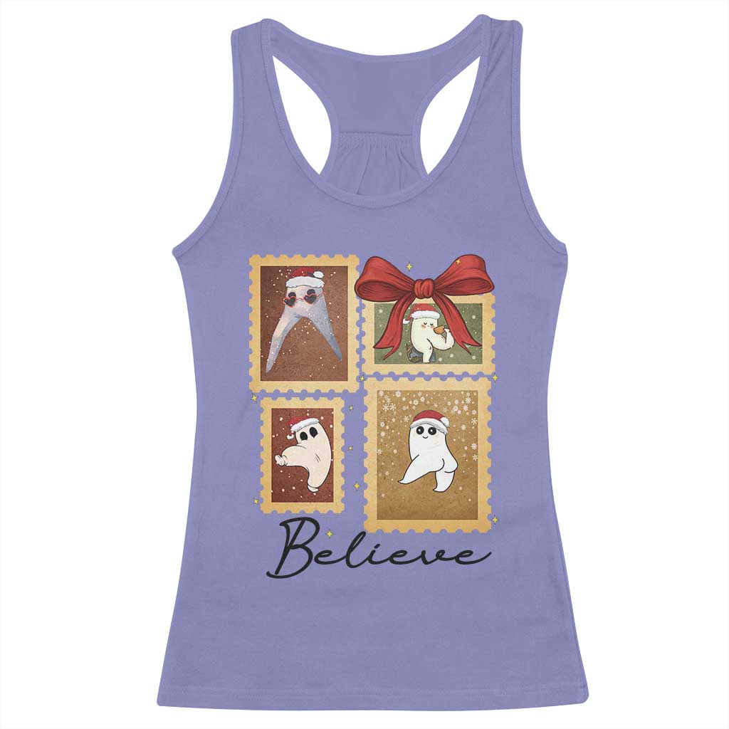 Fresno Nightcrawler Cryptid Christmas Believe Gift Racerback Tank Top TS12 Violet Print Your Wear