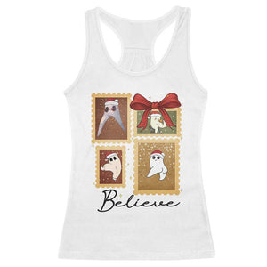 Fresno Nightcrawler Cryptid Christmas Believe Gift Racerback Tank Top TS12 White Print Your Wear