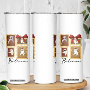 Fresno Nightcrawler Cryptid Christmas Believe Gift Skinny Tumbler TS12 Print Your Wear