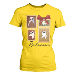 Fresno Nightcrawler Cryptid Christmas Believe Gift T Shirt For Women TS12 Daisy Print Your Wear