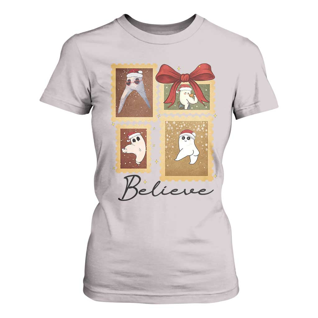 Fresno Nightcrawler Cryptid Christmas Believe Gift T Shirt For Women TS12 Ice Gray Print Your Wear