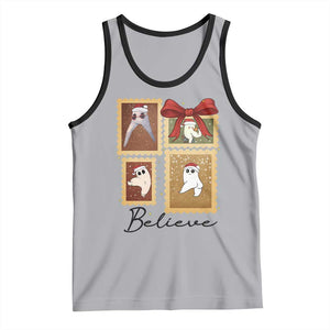 Fresno Nightcrawler Cryptid Christmas Believe Gift Tank Top TS12 Athletic Heather Black Print Your Wear
