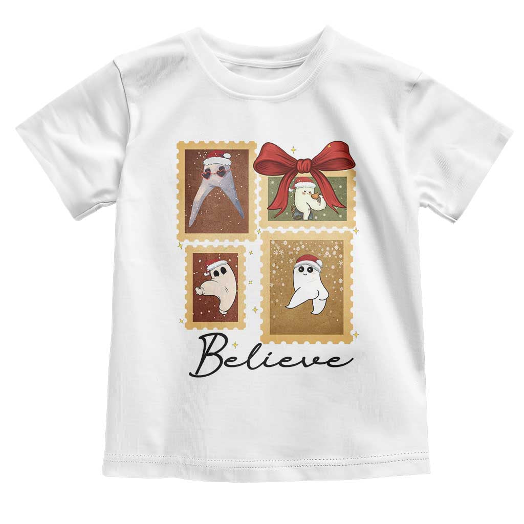 Fresno Nightcrawler Cryptid Christmas Believe Gift Toddler T Shirt TS12 White Print Your Wear