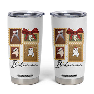 Fresno Nightcrawler Cryptid Christmas Believe Gift Tumbler Cup TS12 White Print Your Wear