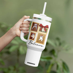 Fresno Nightcrawler Cryptid Christmas Believe Gift Tumbler With Handle TS12 Print Your Wear