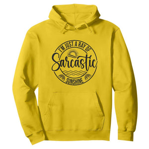Funny Im Just A Ray Of Sarcastic Sunshine Hoodie Witty Sarcasm Lover TS12 Daisy Print Your Wear