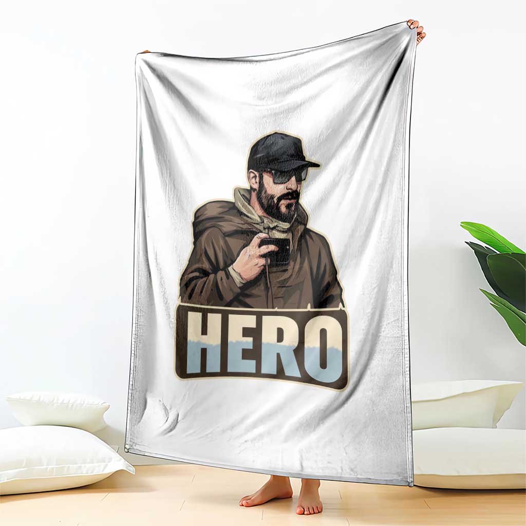 Community Hero Alex Pretti Throw Blanket Minneapolis Support Gift TS12 Print Your Wear