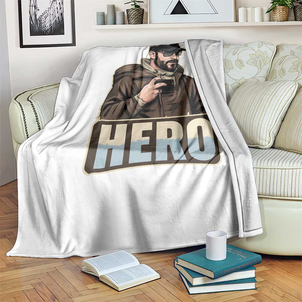 Community Hero Alex Pretti Throw Blanket Minneapolis Support Gift TS12 Print Your Wear