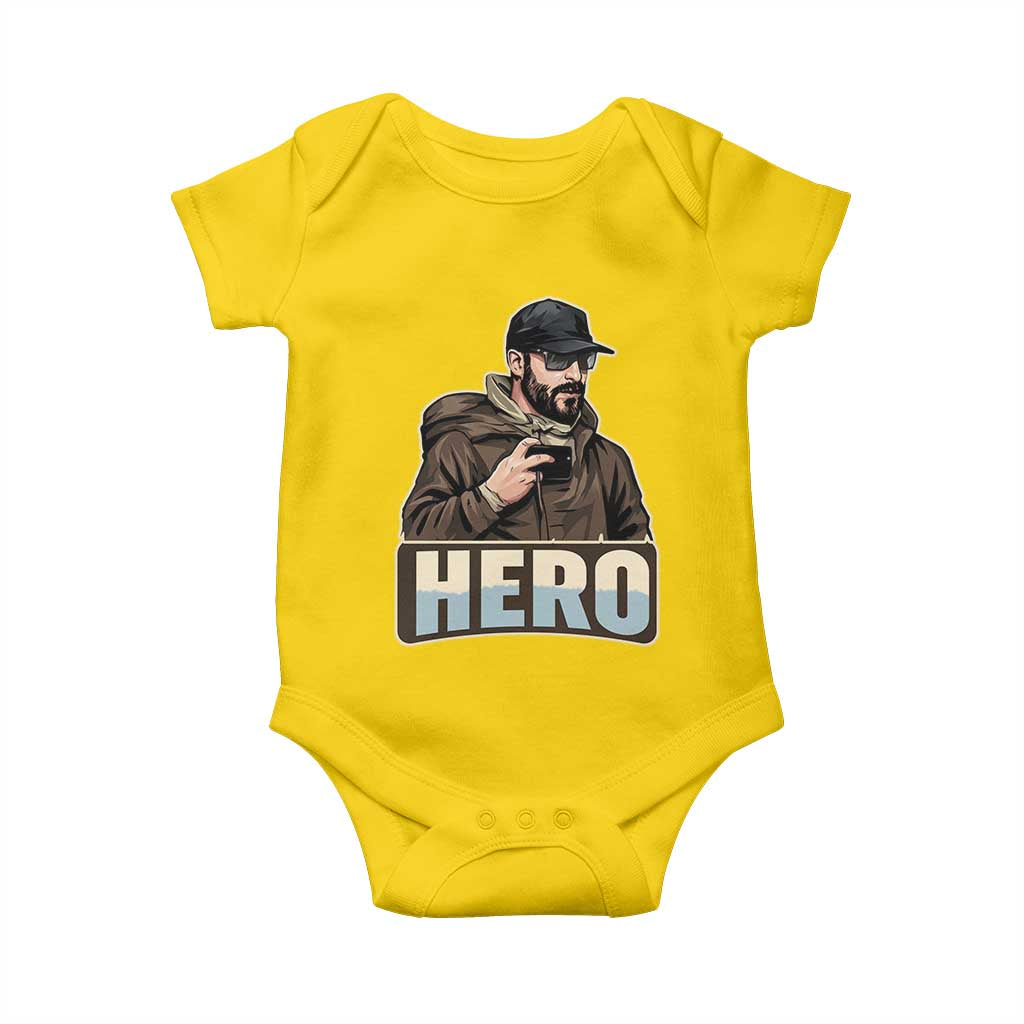 Community Hero Alex Pretti Baby Onesie Minneapolis Support Gift TS12 Daisy Print Your Wear