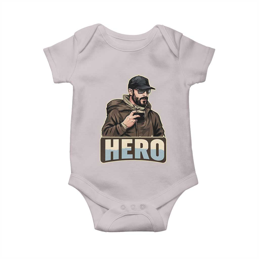 Community Hero Alex Pretti Baby Onesie Minneapolis Support Gift TS12 Ice Gray Print Your Wear