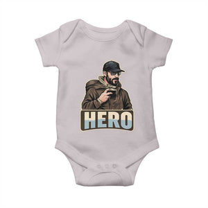 Community Hero Alex Pretti Baby Onesie Minneapolis Support Gift TS12 Ice Gray Print Your Wear
