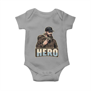 Community Hero Alex Pretti Baby Onesie Minneapolis Support Gift TS12 Sport Gray Print Your Wear