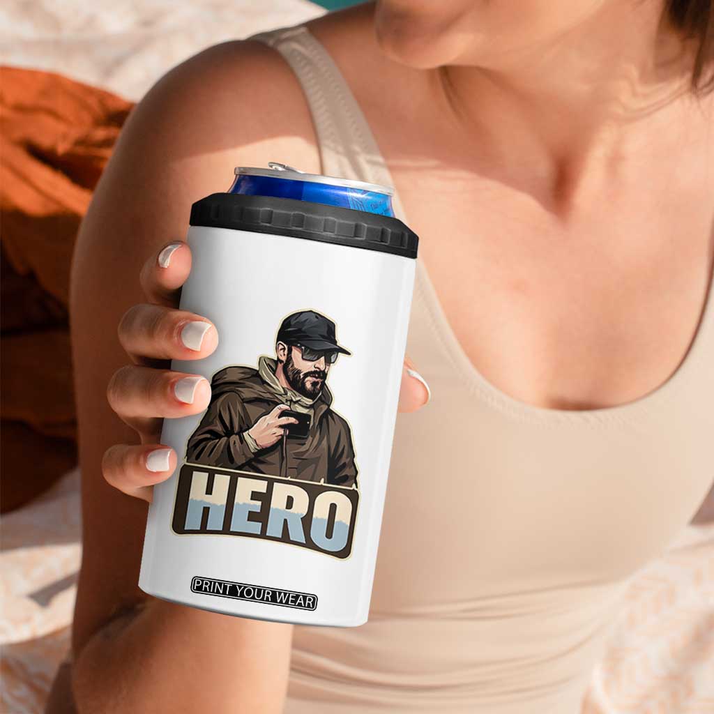 Community Hero Alex Pretti 4 in 1 Can Cooler Tumbler Minneapolis Support Gift TS12 Print Your Wear