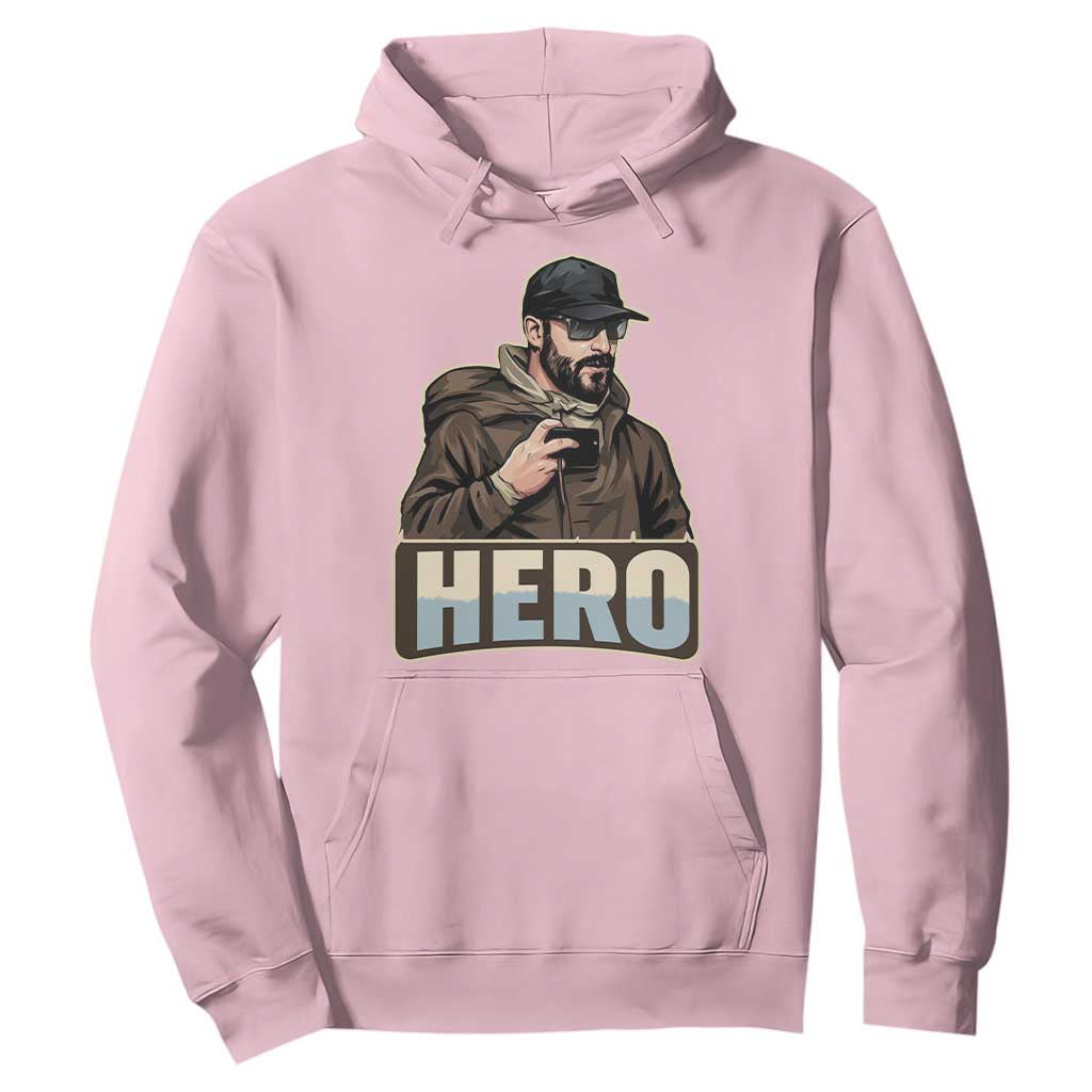 Community Hero Alex Pretti Hoodie Minneapolis Support Gift TS12 Light Pink Print Your Wear