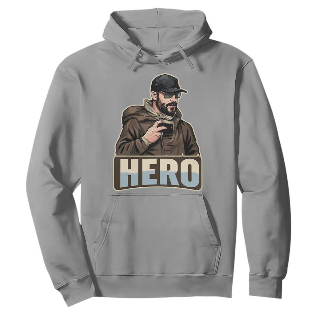 Community Hero Alex Pretti Hoodie Minneapolis Support Gift TS12 Sport Gray Print Your Wear