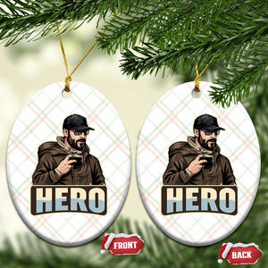 Community Hero Alex Pretti Ceramic Ornament Minneapolis Support Gift TS12 Print Your Wear