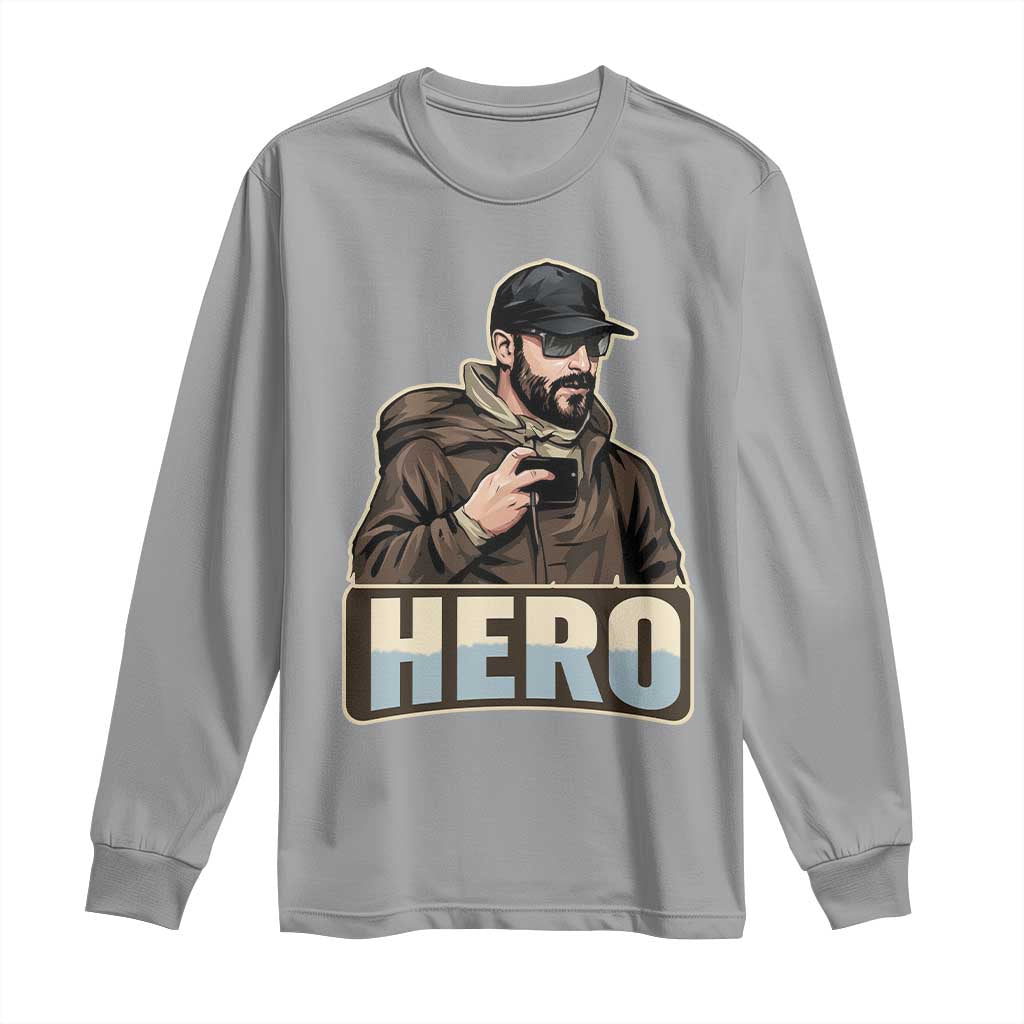 Community Hero Alex Pretti Long Sleeve Shirt Minneapolis Support Gift TS12 Sport Gray Print Your Wear