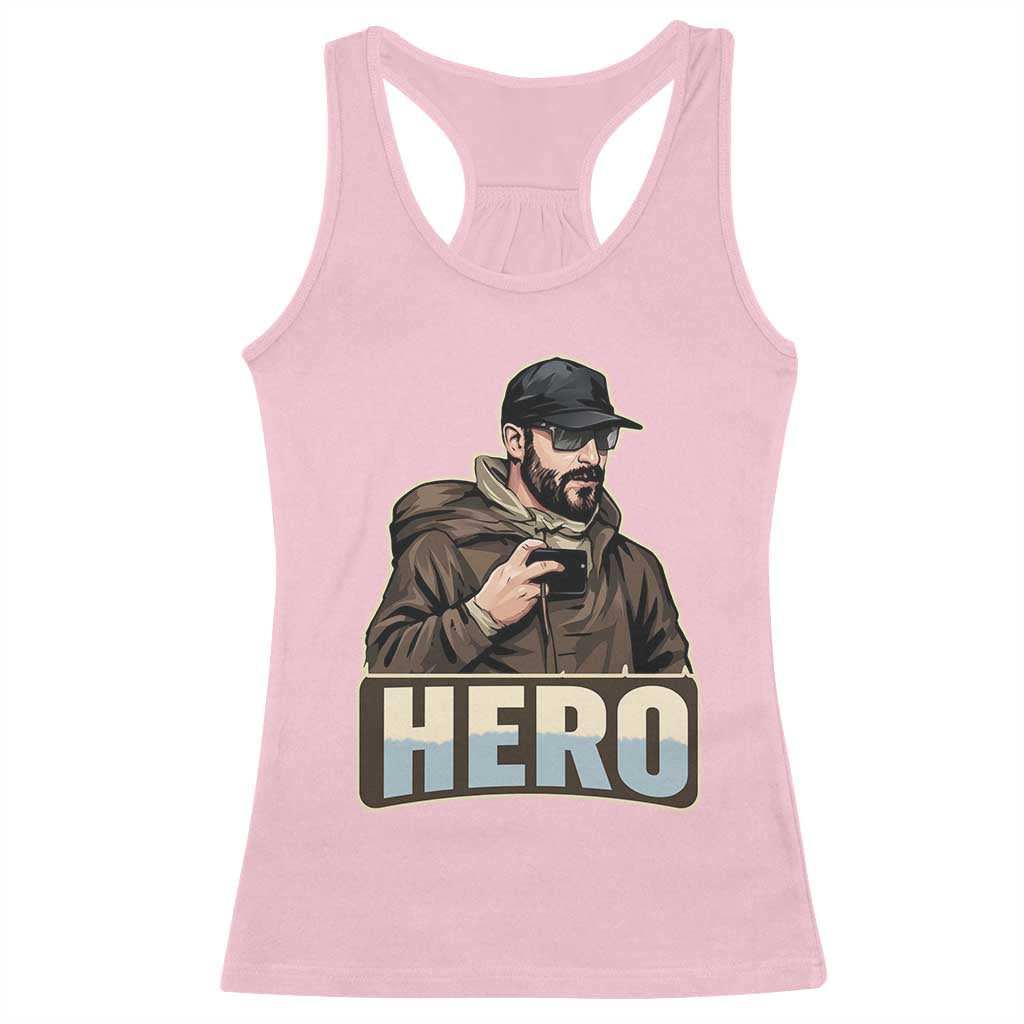 Community Hero Alex Pretti Racerback Tank Top Minneapolis Support Gift TS12 Light Pink Print Your Wear