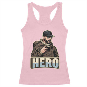 Community Hero Alex Pretti Racerback Tank Top Minneapolis Support Gift TS12 Light Pink Print Your Wear
