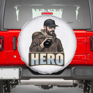 Community Hero Alex Pretti Spare Tire Cover Minneapolis Support Gift TS12 White Print Your Wear
